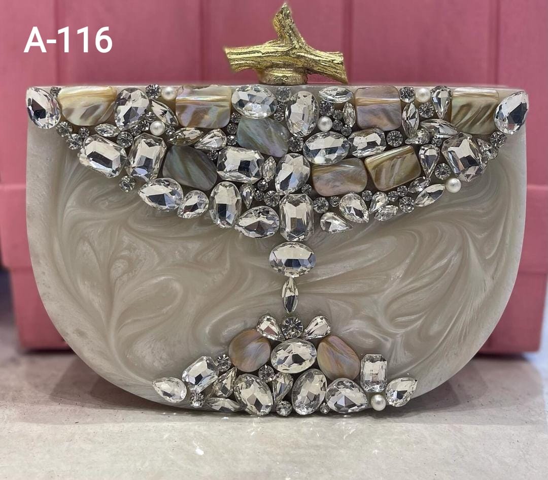 Bombay Style Function Wear Marbal Clutches Wholesale Price In Mumbai
